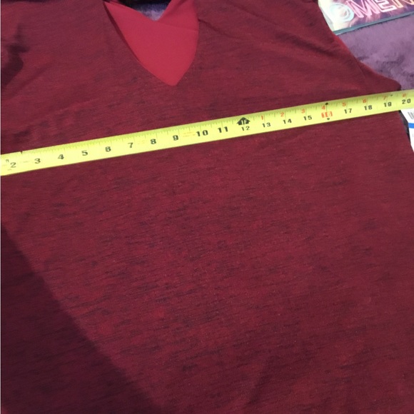 NWT International Concepts Maroon Key Hole Tank Top XL - Picture 4 of 9